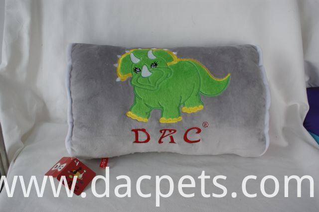 Embroidered dinosaur cushion Embroidered dinosaur cushion